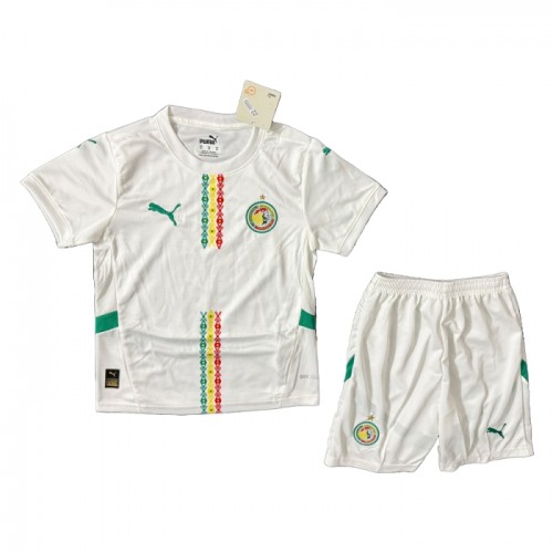 Senegal Voetbaltenue Thuis 2024-25 - Kind Senegal Voetbaltenue Thuis 2024-25 - Kind